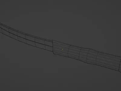 Fantasy Dagger Low-poly 3D model