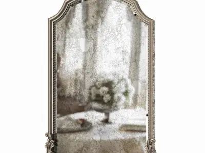 Graciella Old World Wall Mirror 3D model