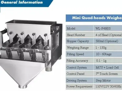 linear 4 heads weigher  3D model