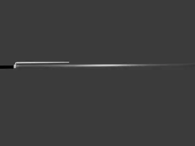 Japanese Jutte Weapon Low-poly 3D model