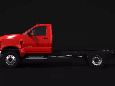 2020 Chevrolet Silverado 4500HD Regular Cab 3D model