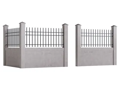 Fencing 48 3D model