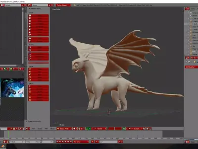 Light Fury 3D model