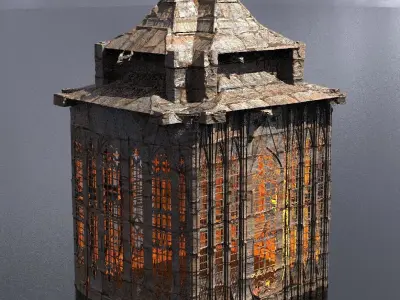 Mining  Palace Tower  3D model