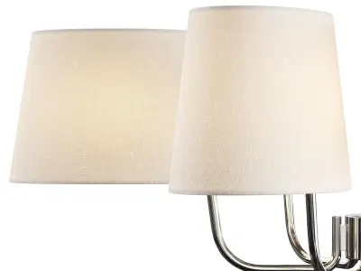Martineau Round Chandelier 36 3D model