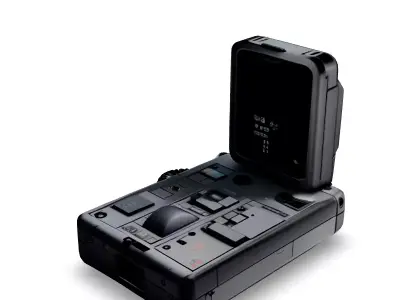 SciFi Handheld Computer Device Low-poly 3D model