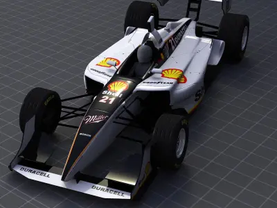 Vehicles Collection race car 3D Model Pack