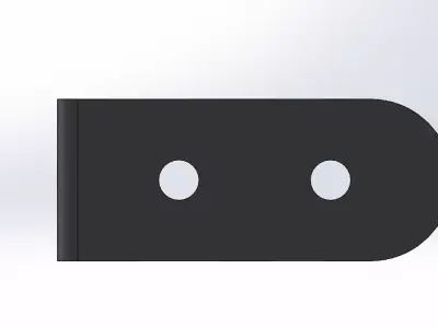 Plastic Shelf Bracket 3D print model 3D print model
