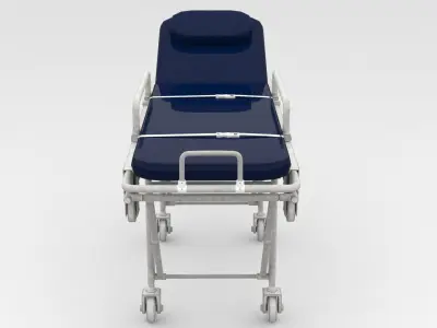 Stretcher medical 3D model