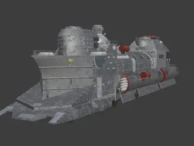 Train Iron Fortress 3D model