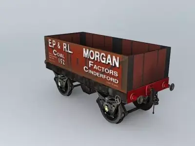 MORGAN Coal Wagon Free 3D model