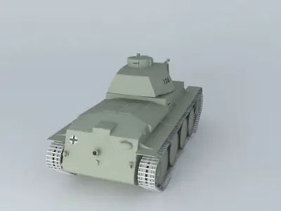 Panzerkampfwagen 38 t 3D model