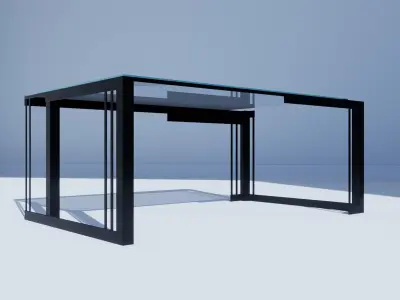 MG ShadowBox Modern Coffee Table 3D model