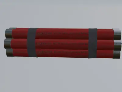 dynamite Low-poly 3D model