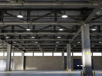 Warehouse Hipoly 3D model