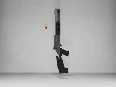 Benelli M4 Super 90 Low-poly 3D model purchase