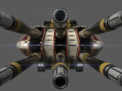 Imperial Spinal Assault Cannon 3D model