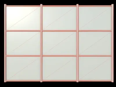 HIE Clean Barbed Wire N1 Low-poly 3D model