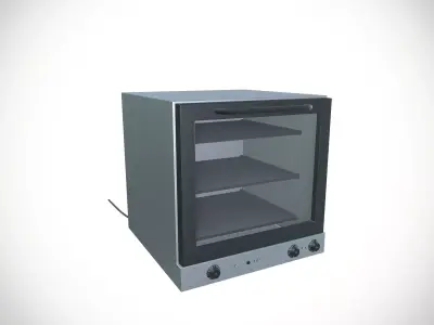 Desiccator Low-poly 3D model