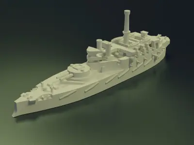 HMS Victoria 1887 3D print model
