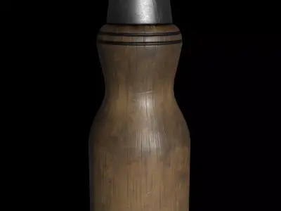 Screwdriver Low-poly 3D model 8