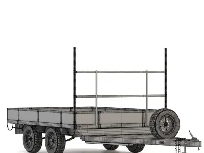 Flat top 14x7 Free low-poly 3D model