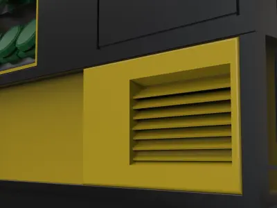 Eisemann Cube Emergency Generator Low-poly 3D model