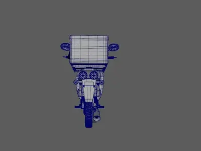 Motorcycle  Daelim  CITI 100 3D model