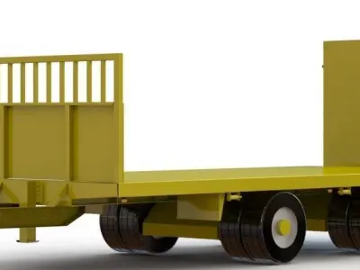 Mini Semi - trailer  3D model