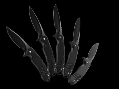 Tactical Knife 3D model