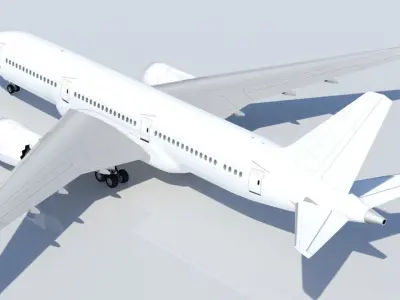 B787 8 Dreamliner Low Poly Static  Low-poly 3D model
