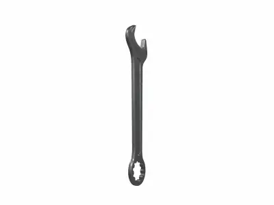 Combination spanner colect 3D model