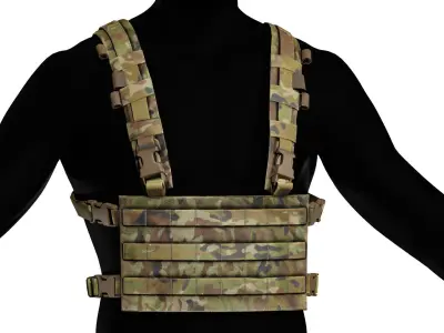 ADA TBAS CHEST RIG Low-poly 3D model