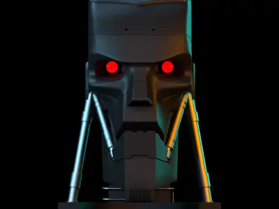 Robot ABC Warriors Head 3D model