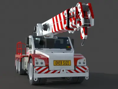 Franna 40t Crane 3D model