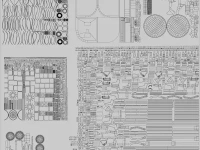Seed Planter Low-poly 3D model