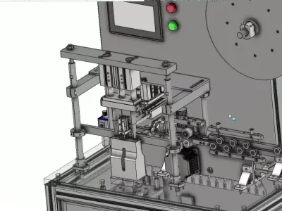 External Nose Bridge Ultrasonic Welding Machine 3D model
