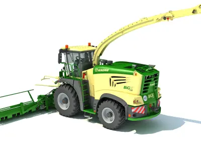 Krone Forage Harvester 3D model