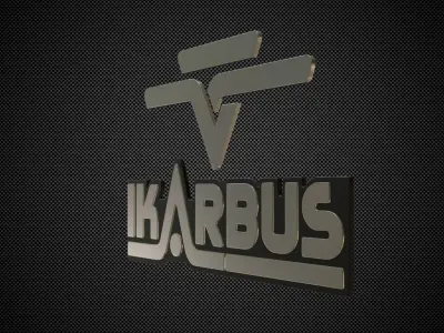ikarbus logo 3D model