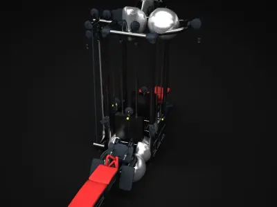 Multistation Fitness Cable Machine 3D model purchase