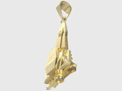  Space Ship v2 Pendant 