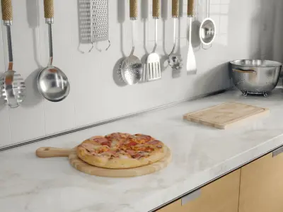  Medium Canadian Pizza Food Model  purchase