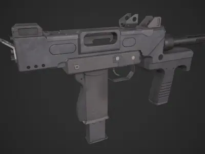 Minebea PM-9 Low-poly 3D model