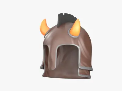 Ancient Helmet 3D Illustration 3D model get