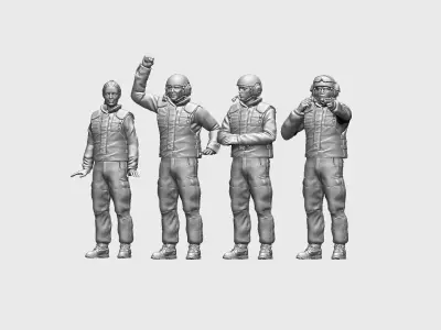 Israel Tank Crew IDF 3D print model