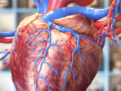 Womens Heart 3D model