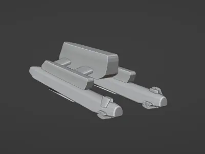 Russian KH-101 and Mount 3D print model