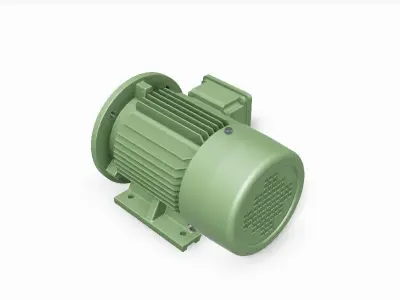90L B35 Left IEC electric motor - 3D CAD model 3D model