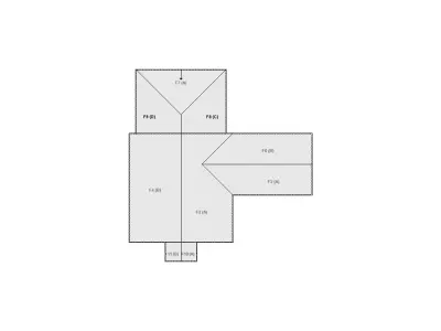 Residential Roof Sketch - 11-20 SQ - Xactimate 3D model