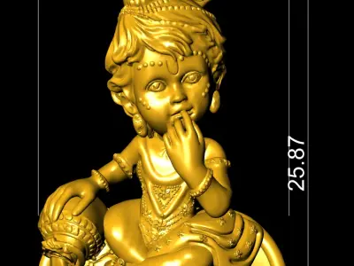 Bal gopal Krishna 3D print model